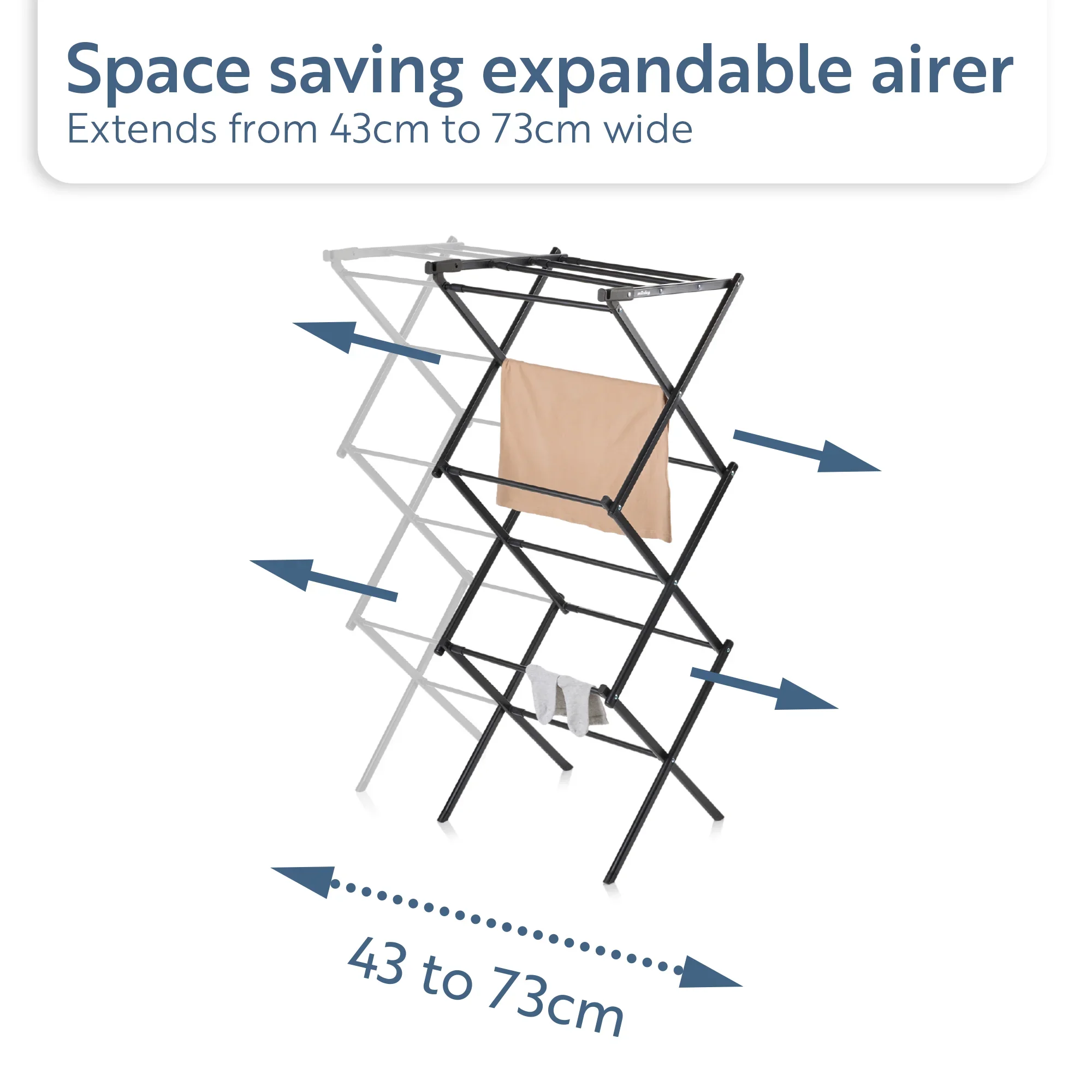 Minky Space Saver Extendable 3 Tier Airer - Image 3