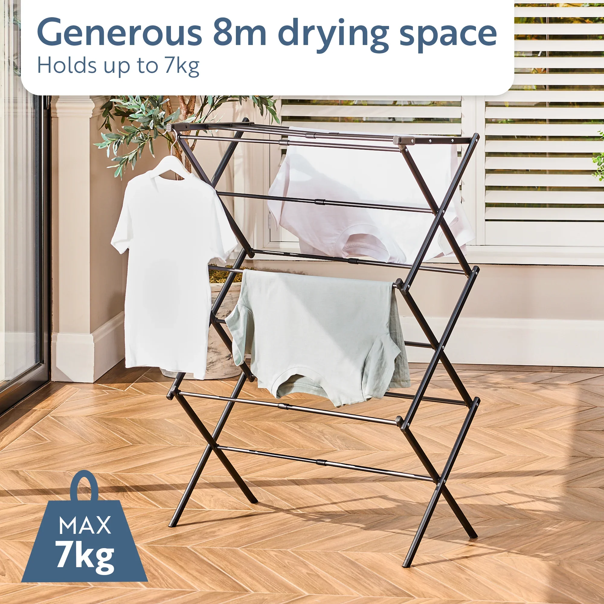 Minky Space Saver Extendable 3 Tier Airer - Image 4