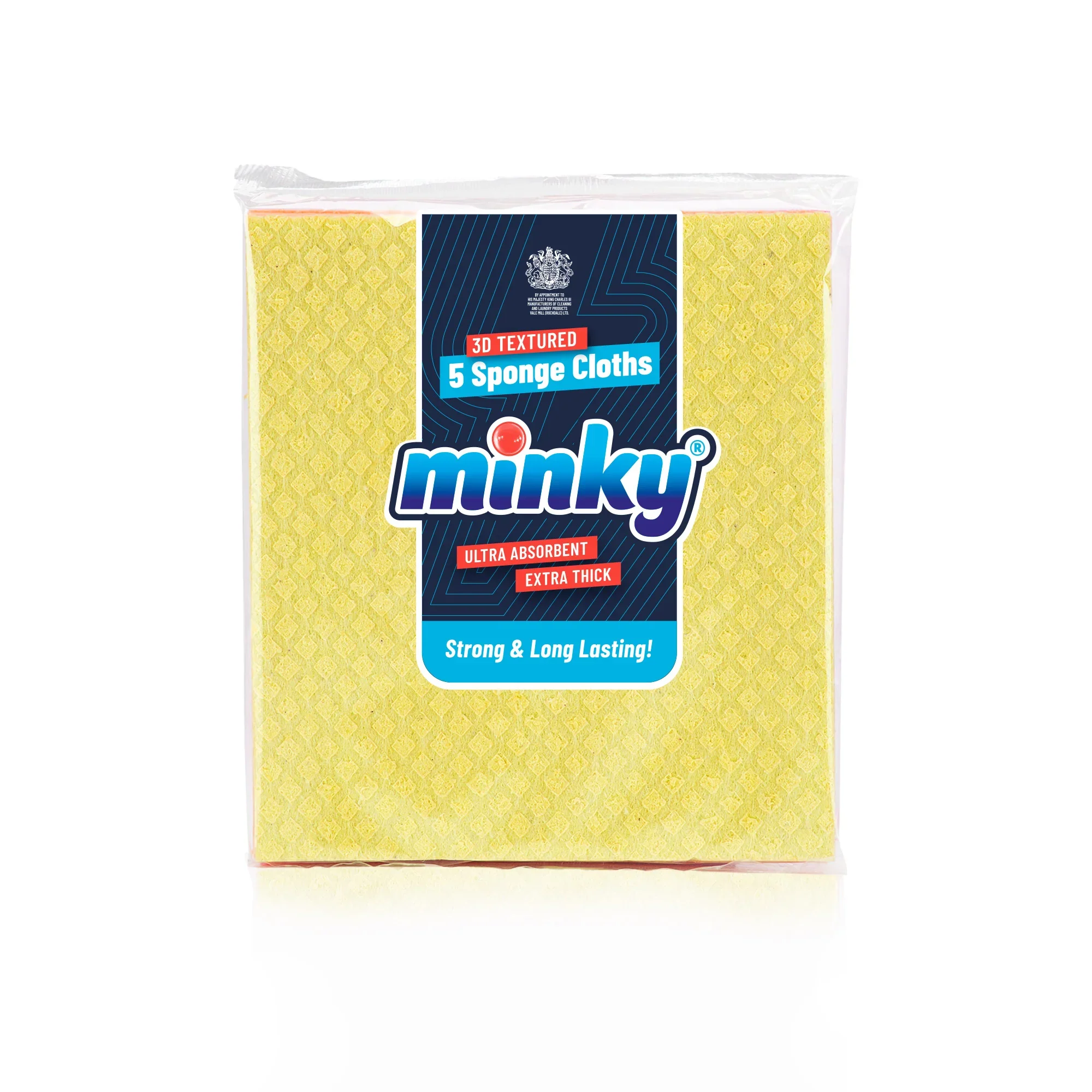 Minky Sponge Cloths 5PK