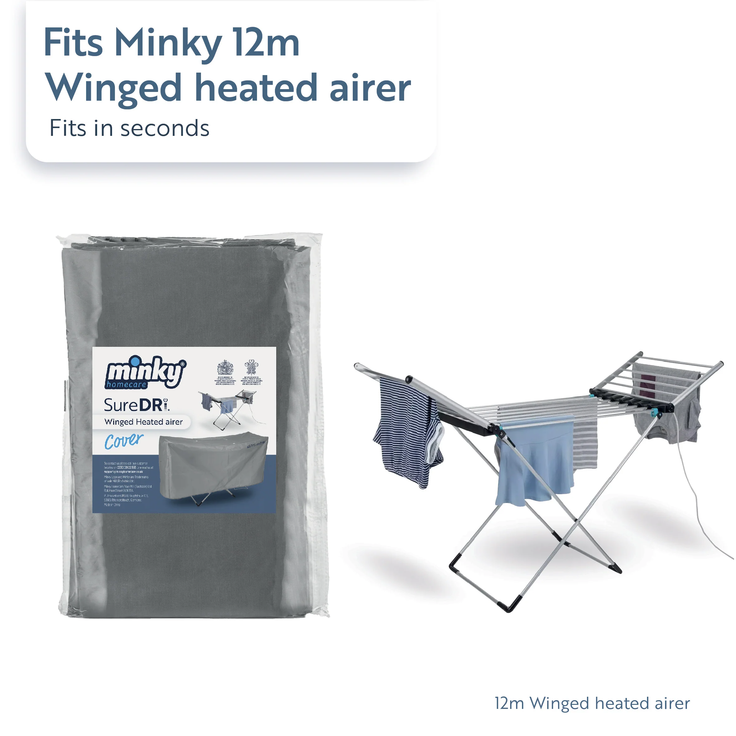 Minky sureDRI® 12m Heated Airer Cover - Image 3