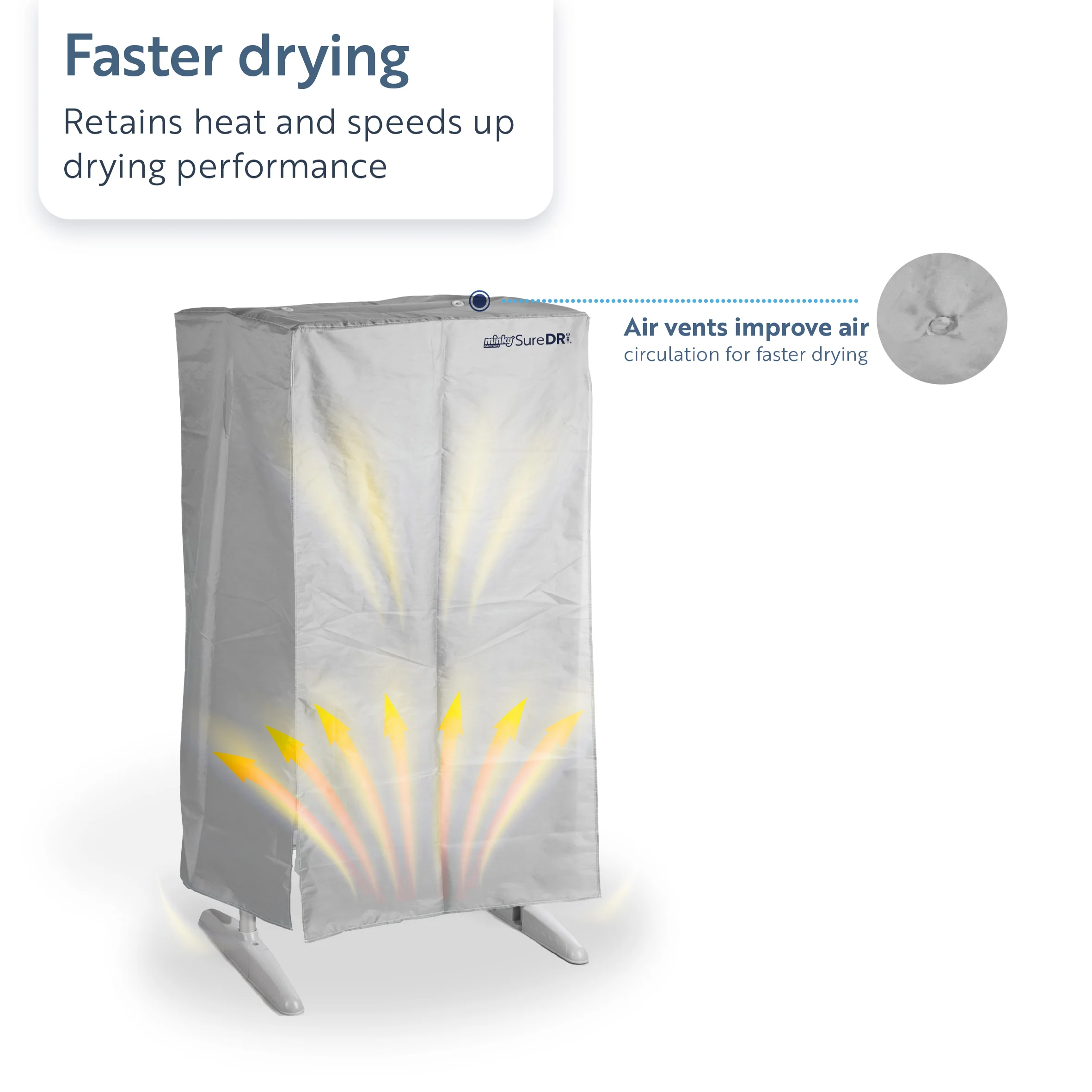 Minky sureDRI® 4 Tier Heated Airer Cover - Image 3