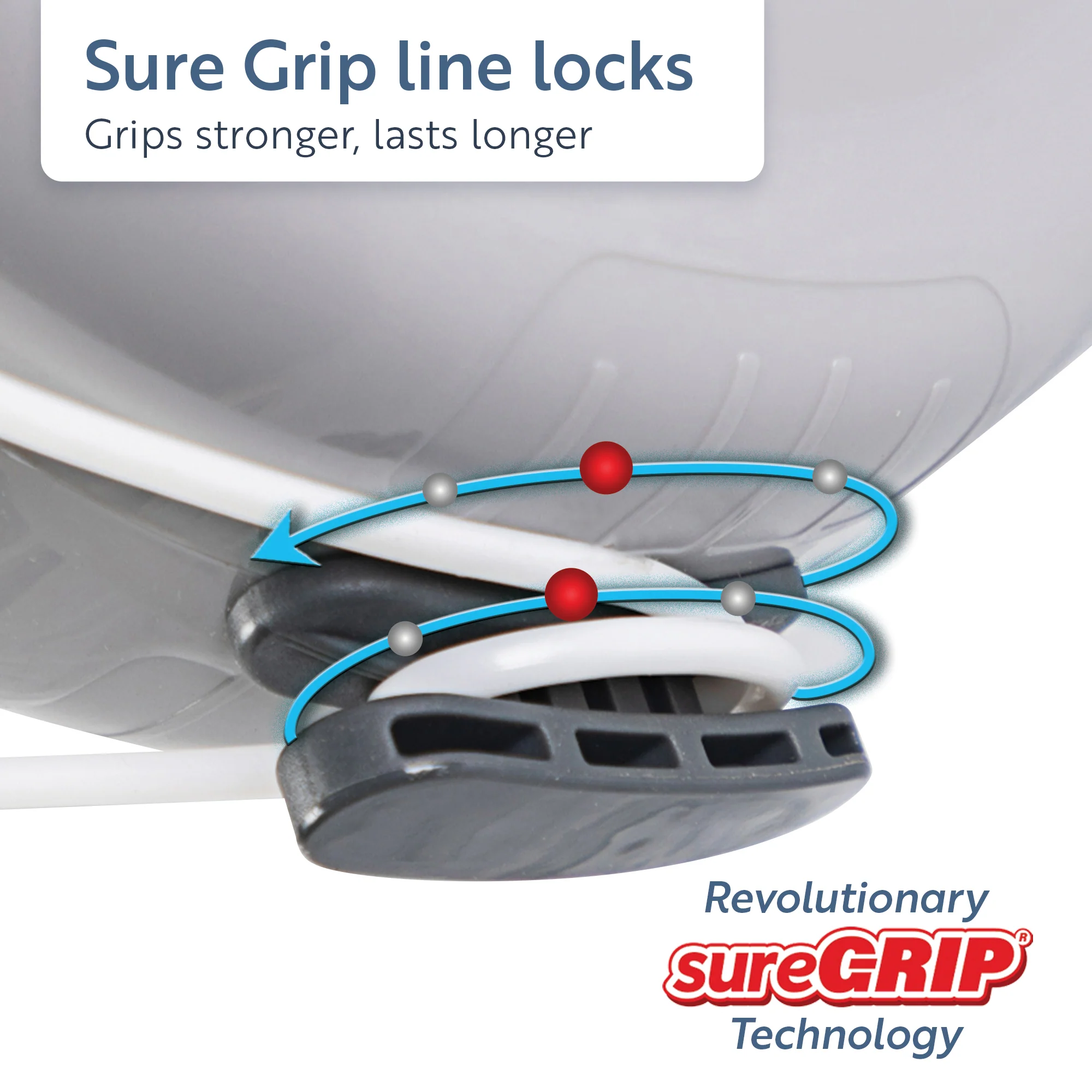 Minky sureGRIP® 15m Retractable Clothes Washing Line - Image 4