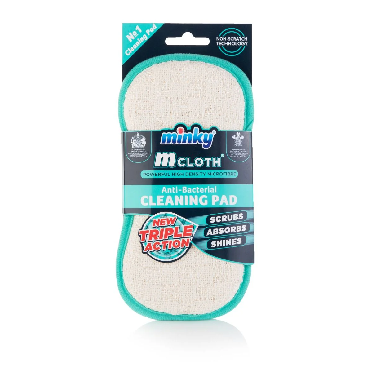 Minky Mcloth® Anti-Bacterial Triple Action Cleaning Pad