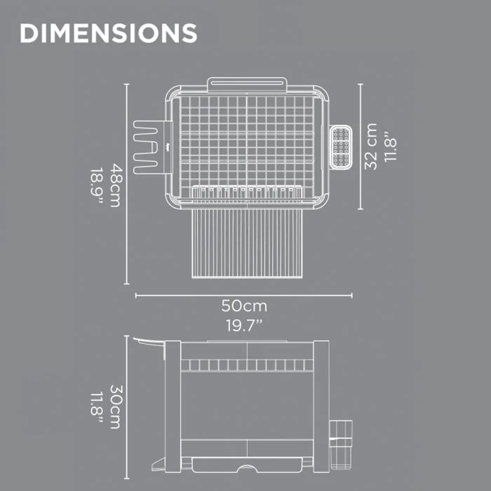 Minky Two Tier Extending Dish Rack - Image 7