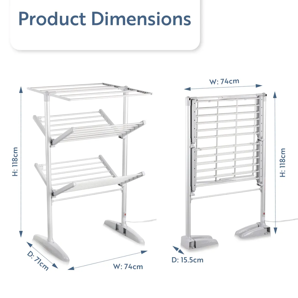 Minky Vertex Tower sureDRI® Heated Airer - Image 10