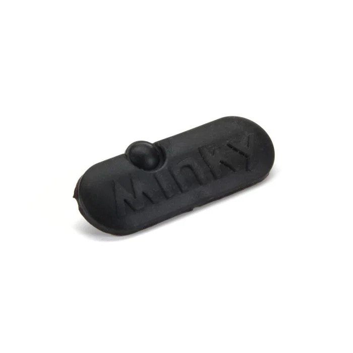 Plain Black Minky Logo Ironing Board Grommet