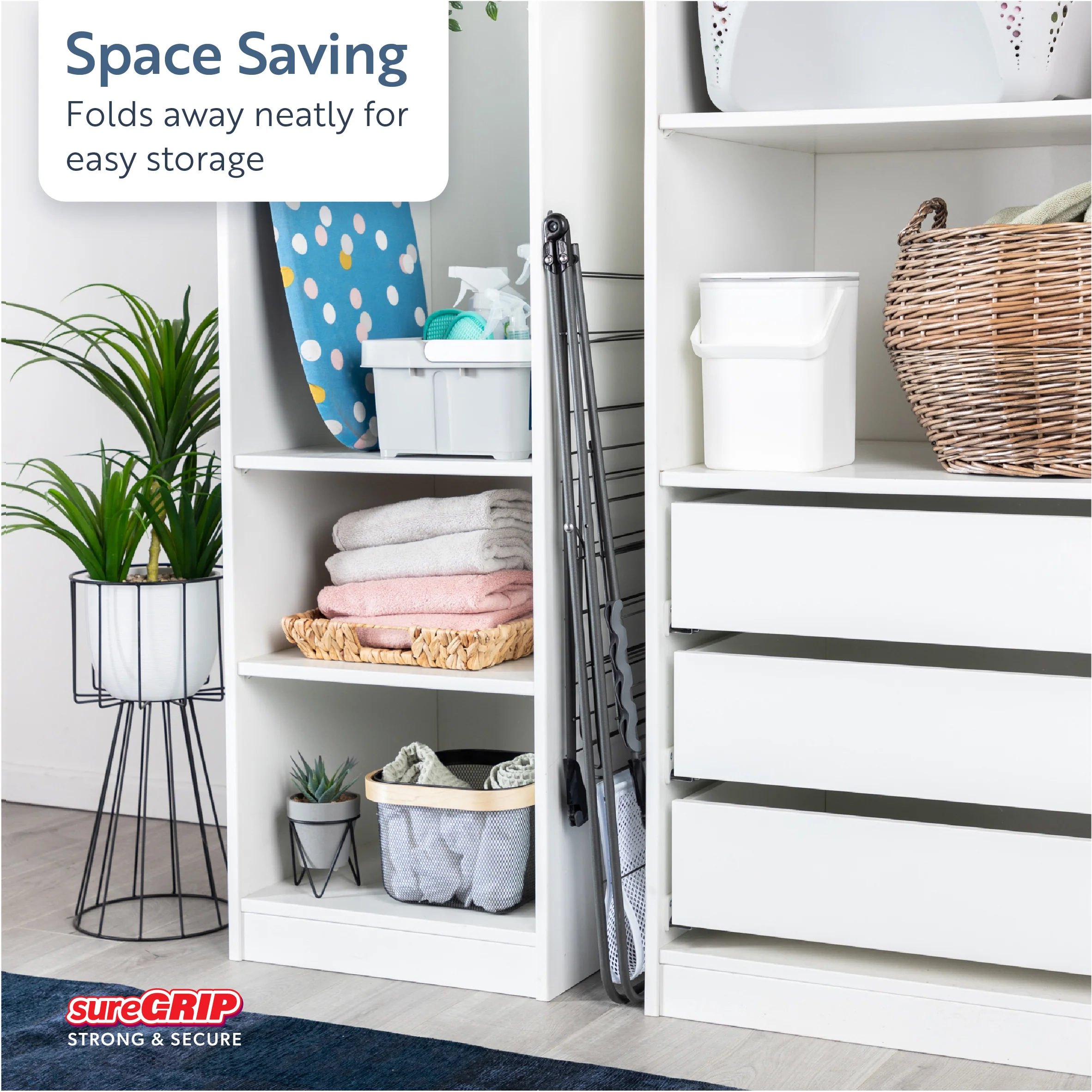 Minky Premium sureGRIP® X-Tra Wing Airer - Image 9